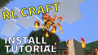 How To Manually Install RLCraft In Minecraft Java EditionWithout Twitch [upl. by Mallin]