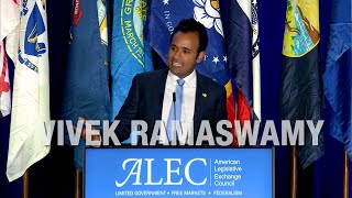 Vivek Ramaswamy Keynote on DOGE  American Legislation Council Dec 5 2024 [upl. by Onitsirc]