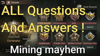 State of Survival  all the Qanswers you need for Mining mayhem [upl. by Dnalram]