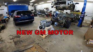 2019 GMC Sierra Motor install [upl. by Llertnad]