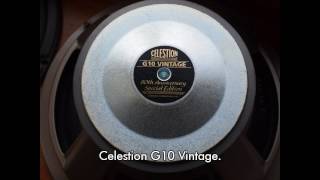 10 inch guitar speaker shootout  Jensen Celestion Eminence [upl. by Wat797]