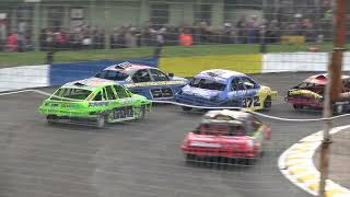 national saloon stock car heat 1  Skegness raceway 11724 [upl. by Leoine968]