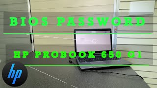 How To Reset And Remove The BIOS Administrator Password on an HP Probook 650 G1 2020 Last Update [upl. by Allebram]