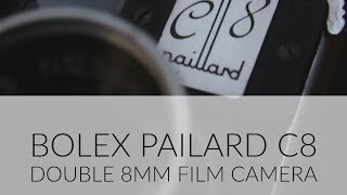 Bolex Paillard C8 Double 8mm film Camera [upl. by Jocko]