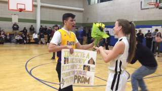 Basketball player gets Promposal [upl. by Levan628]