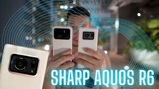 Sharp Aquos R6 HandsOn 1Inch Sensor 240Hz Screen [upl. by Nhguavahs]