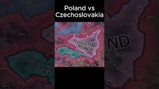 Poland vs Czechoslovakia hoi4 history hoi4mods [upl. by Lasko556]