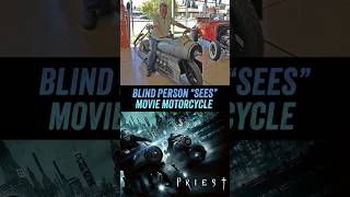 Blind Person quotSeesquot Movie Motorcycle By Touch [upl. by Llemart]