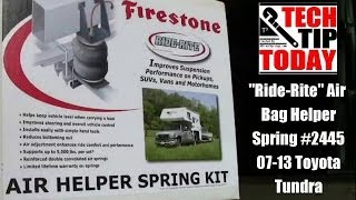 Firestone RideRite Air Bag Helper Springs Model  2445  SD Popular Products [upl. by Alfi538]