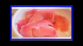 Ingwer einlegen – Ein Rezept für leckeren SushiIngwer [upl. by Eniluqcaj]