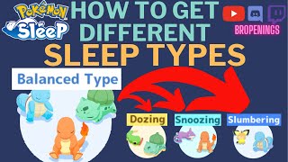 Sleep Types Explained Dozing Snoozing Slumbering Balanced  How to change Sleep Type [upl. by Adyam]