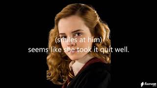 Harry and Hermione Lovestory Part 1 [upl. by Vanden]