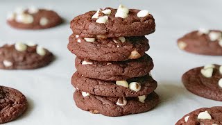 Double Chocolate Chip Cookies  Soft amp Chewy Cookie Recipe  Em’s Kitchen [upl. by Phi632]