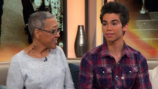 Cameron Boyce Blushes When Grandma Raves About His Success In 2016 Interview [upl. by Dnomar]