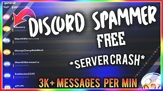 FREE OP  Discord Spammer Bot Website 3K MESSAGESmin [upl. by Chader]