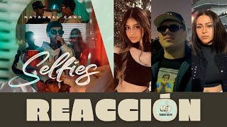 🇦🇷 REACCION Natanael Cano  Selfies Official Video  Con Emiluv Marité y Cunco [upl. by Latsyrhc]