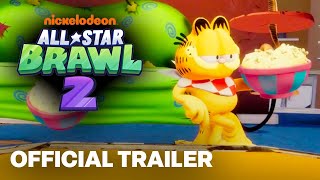 Nickelodeon AllStar Brawl 2  Official Garfield Gameplay Spotlight Trailer [upl. by Emelda]