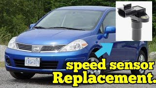 2007 to 2012 Nissan versasentra 18 SPEED SENSOR replacement p0720 car wont accelerate [upl. by Eerised]