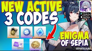 Enigma of Sépia New 3 Gift Codes February 2025  How to Redeem Codes [upl. by Annanhoj]