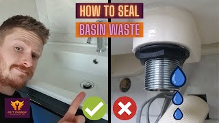 How To Fix a Leaking Basin Waste the Easy Way  Seal a Wash Basin [upl. by Rafe141]