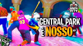 CENTRAL PARK foi DOMINADO na CIDADE de GANGUES do GTA RP  GANG CITY NY [upl. by Ahsikad]