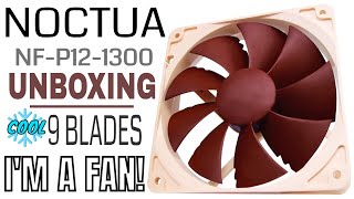 Noctua NFP12 9blades fan Unboxing [upl. by Selrahc]