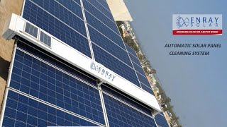 Automatic Solar Panel Cleaning System  Enray Solar [upl. by Lali239]