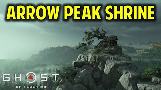 How to Reach the Arrow Peak Shrine  Izuhara Shinto Shrine  Ghost of Tsushima [upl. by Tocci]