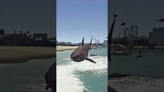 Megalodon Shark Attack On The Beach [upl. by Londoner484]