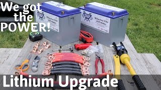 RV Lithium Battery Upgrade  Battle Born Batteries  Full Time RV Living [upl. by Cerf653]