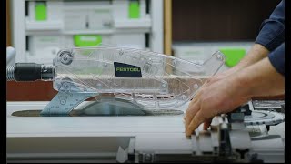 Festool TKS 80 Table Saw Control Overview [upl. by Eniluqaj]