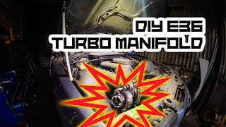 M42M44 turbo manifold  E36 Drift Build Pt1 [upl. by Thirzia]