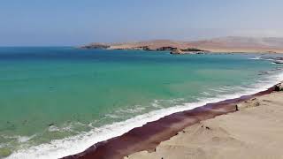 🇵🇪 Paracas National Reserve Peru 4K Drone Footage [upl. by Nored]