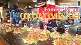 🇯🇵500 sold out a day Amazing Okonomiyaki in Japan  お好み焼き広島 Witness the Masterful Teppan Skills [upl. by Nivlen]