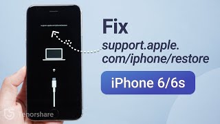 How to Fix iPhone 66s supportapplecomiphonerestore No Data Loss [upl. by Ahsoik]