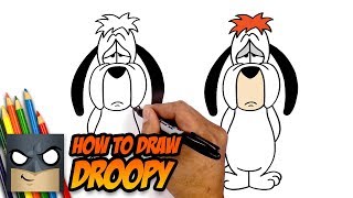 How to Draw Droopy Dog  Drawing Tutorial for Beginners [upl. by Ibbor]