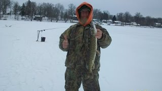 Automatic hook setter Fishing for Northern Pike On Rons Lazy Fisherman [upl. by Derek]