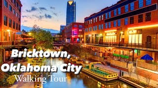 Bricktown Oklahoma City Walking Tour  OKC Walking Tour [upl. by Adnolrehs]