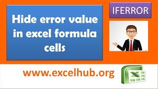 Mastering Excel How to Hide Error Values Like a Pro [upl. by Ljoka]