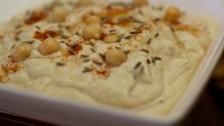 No Oil Hummus Recipe  Quick and Easy [upl. by Eentrok]