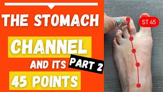 The Stomach ChannelMeridian Acupuncture Points Location amp Functions Part 2 [upl. by Odirfliw415]