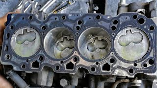 rebuild diesel engine Toyota 2c  Toyota 2c engine full repairing [upl. by Eelirrem]