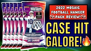 CASE HIT GALORE🤯 2022 MOSAIC FOOTBALL HANGER PACK REVIEW🏈 [upl. by Asfah]