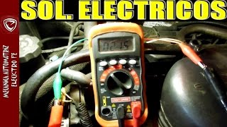 Como probar solenoides electricos actuadores en el auto sin escanner [upl. by Kipper]