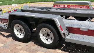 Uhaul Auto Transport Car Hauler Trailer [upl. by Sidonia425]