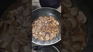 Simplest mushroom recipe sliced mushrooms garlic and pepper and salt to taste little ghee [upl. by Anirres]