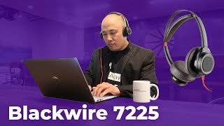 Plantronics Blackwire 7225 Wired Headset Overview [upl. by Ettari576]