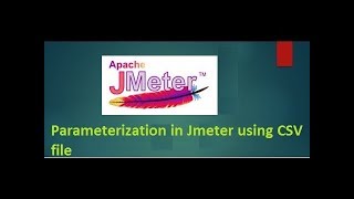 Parameterization Using CSV file in Jmeter [upl. by Annehcu507]