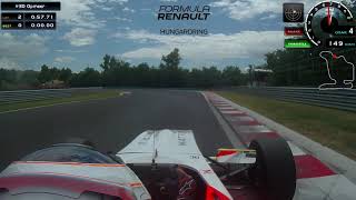 Jarno Opmeer Formula Renault Budapest Hotlap [upl. by Attevad]