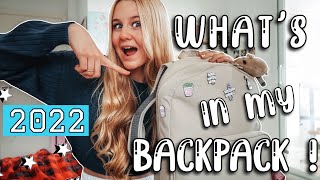 WHATS IN MY BACKPACK 2022  MaVie Noelle [upl. by Dyana699]